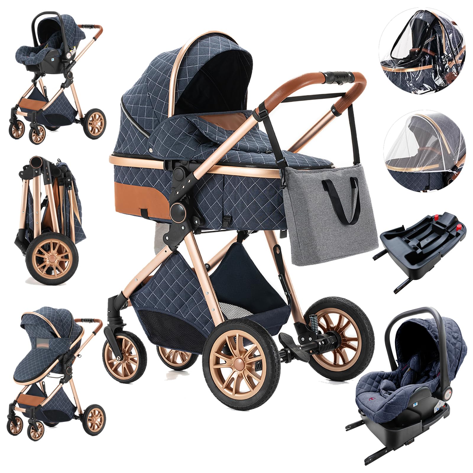 3 in 1 baby stroller